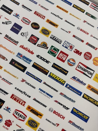 Brand logo sponsor decals - logo,