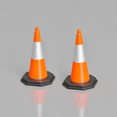 Printed scale traffic - 1/18,