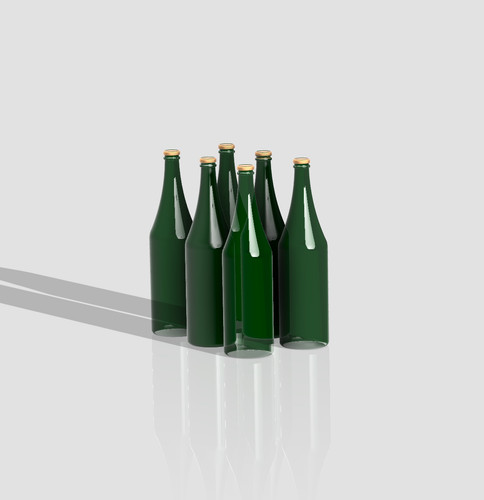 Printed scale beer - 1/18,