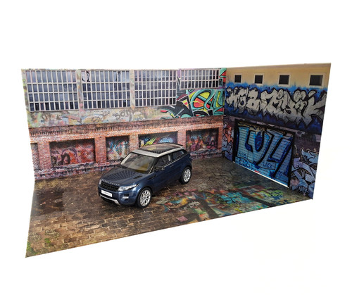 Scale urban graffiti - 1:18,