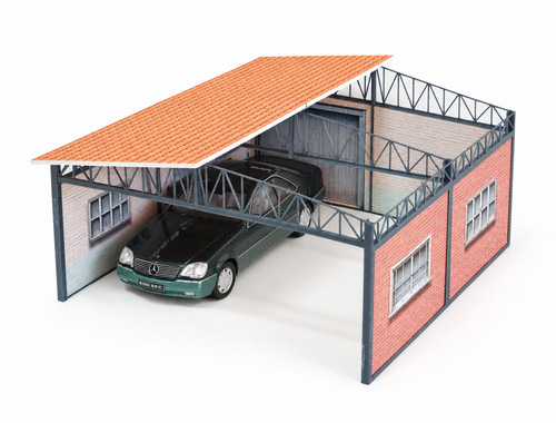 Shelter car garage scale 18 - shelter,