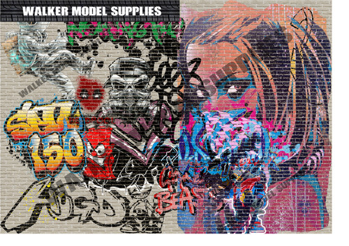 Scale graffiti - 1:18,