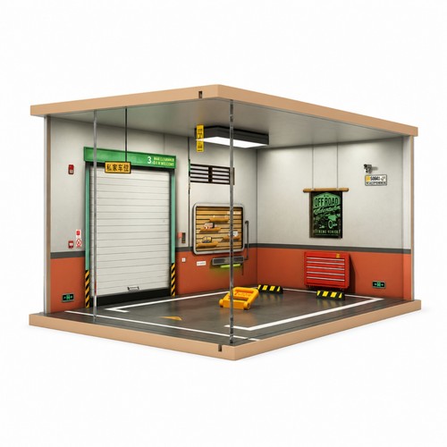Parking garage display model - parking,