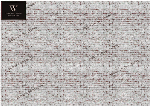 Scale brick wall - 1:18,