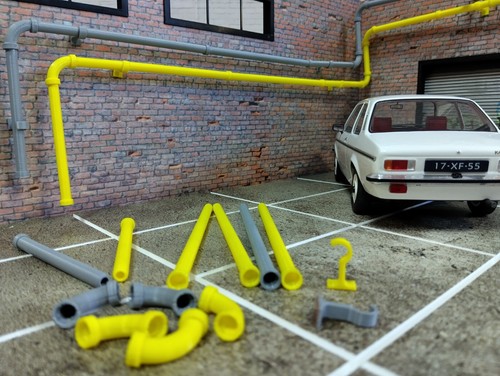 Water pipes scale 1 - pipes, 1:24