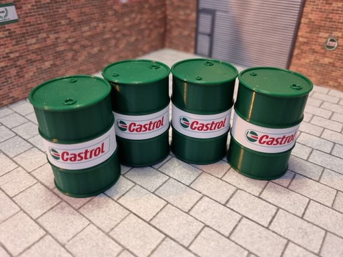 Oil drum barrel castrol - oil,