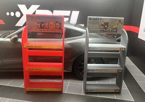 Scale 18 garage diorama - scale,